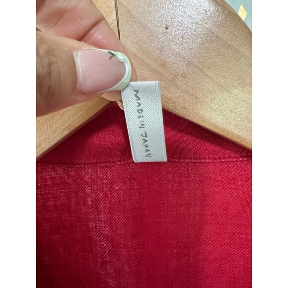 MonoLABO Co. Japanese Brand Women's 100% Linen Button Down Midi Dress XS/S - Picture 5 of 9